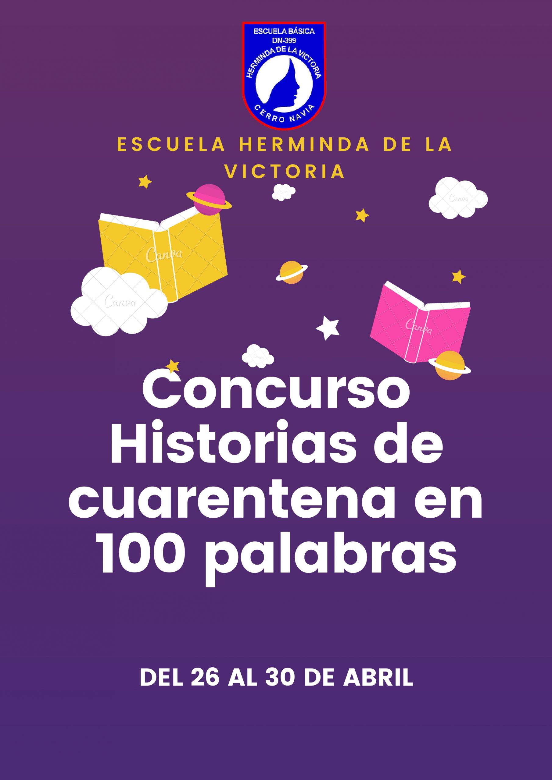 En este momento estás viendo Semana del Día del Libro, Historias de cuarentena en 100 palabras