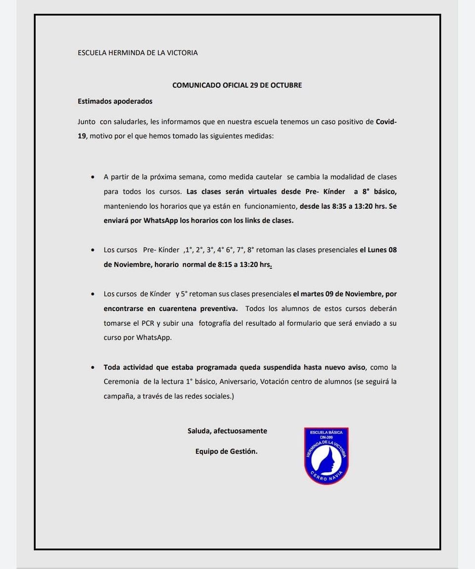 En este momento estás viendo Información importante
