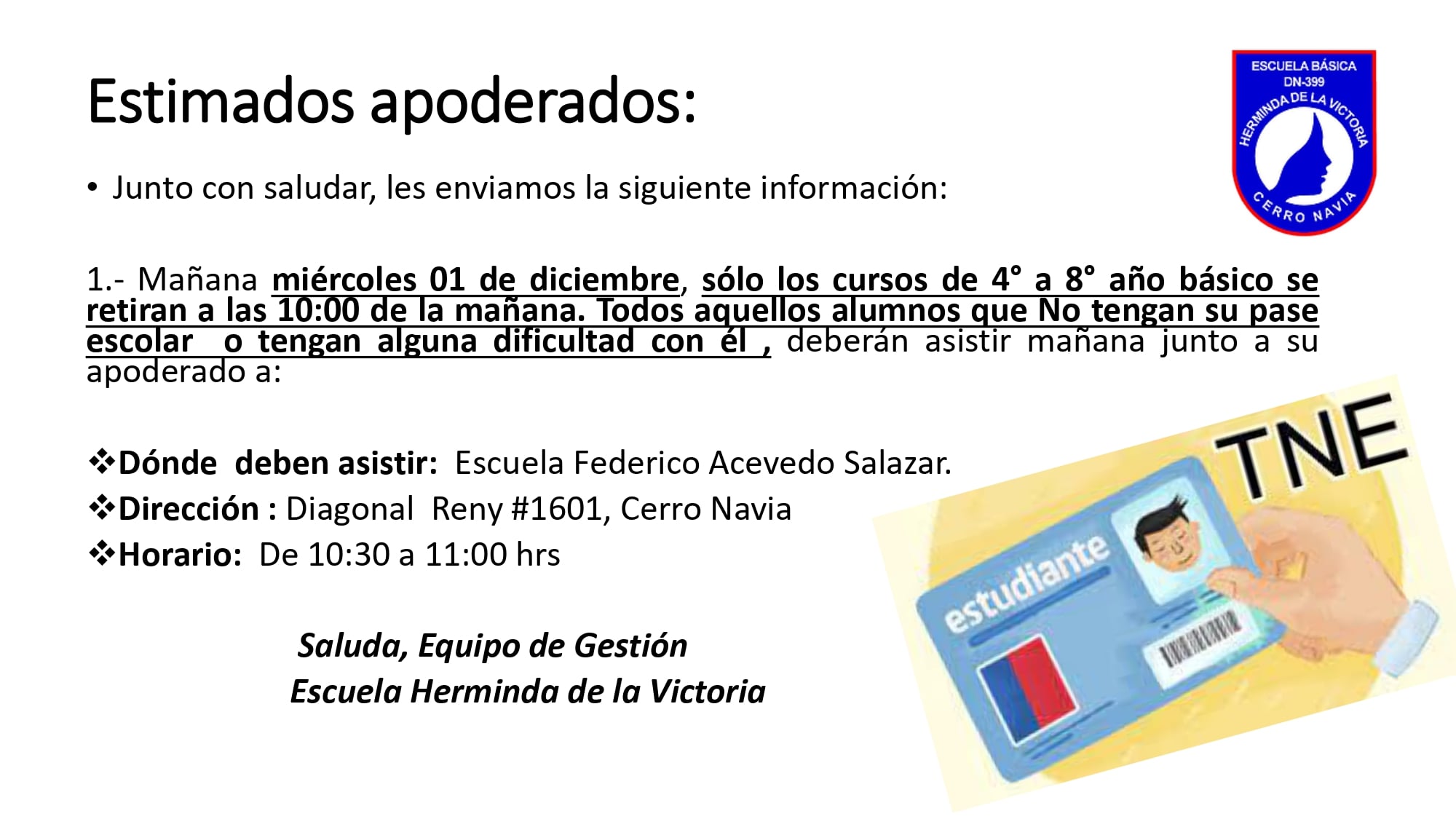 En este momento estás viendo Compartimos la siguiente información