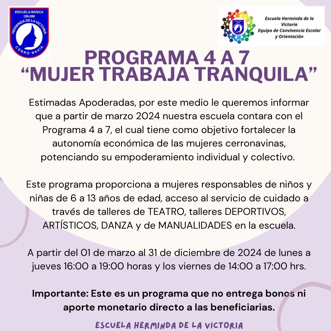 En este momento estás viendo Programa 4 a 7