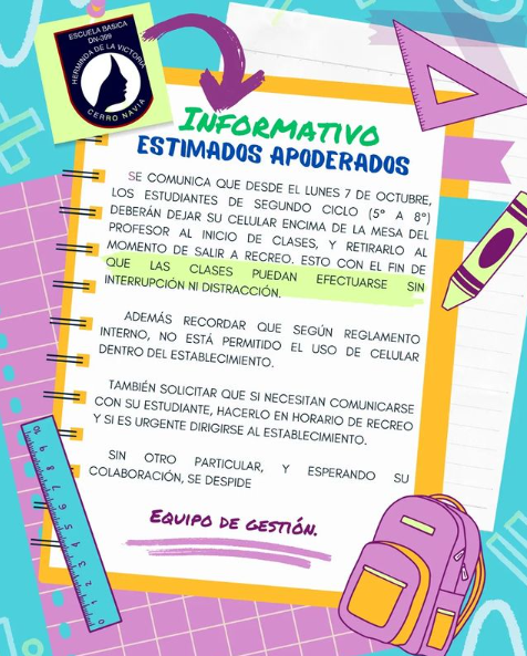 En este momento estás viendo Atención Padres y Apoderados, les compartimos información importante.